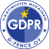 GDPR D-Fence logo 40X40mm